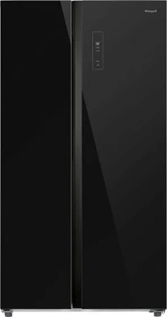 Холодильник WEISSGAUFF WSBS 550 Built-in NoFrost Inverter Black Glass