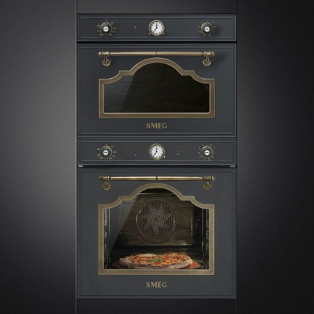 Встраиваемая микроволновая печь SMEG sf4750mao