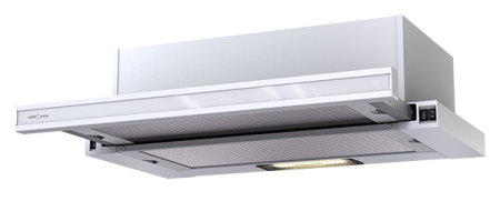 Встраиваемая вытяжка KRONASTEEL KAMILLA 600 GLASS WHITE (2М)