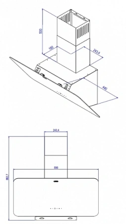Вытяжка KANZLER D 569 S