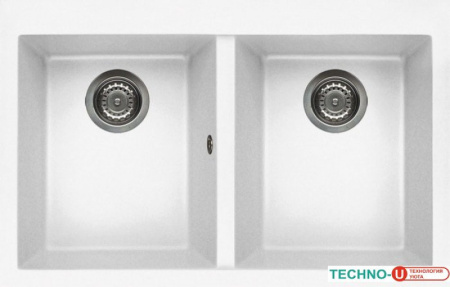 Кухонная мойка ELLECI Quadra 350 White K96