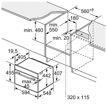 Духовой шкаф BOSCH CMG656BS1