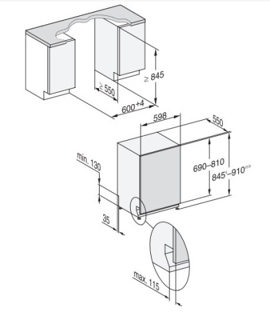 Посудомоечная машина MIELE G 7185 SCVi XXL AutoDos
