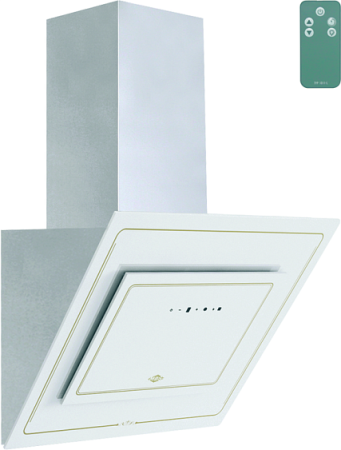 Вытяжка MBS LAVANDA 160 WHITE GLASS