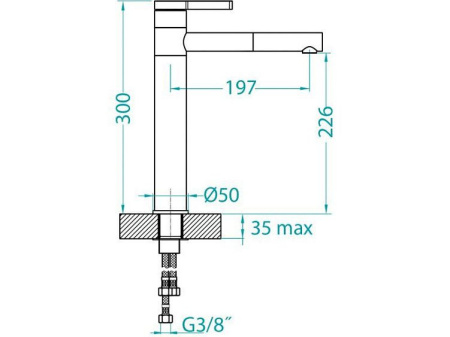 Смеситель ALVEUS Zina CHR хром 1129057