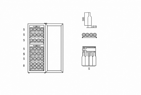 Винный шкаф WINE CRAFT BC-38BZ Grand Cru