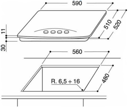 Поверхность WHIRLPOOL akm 528 na c