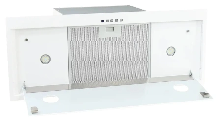 Вытяжка AKPO WK-10 Neva glass 80 белое стекло/нержавеющая сталь