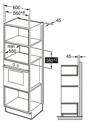 Микроволновая печь KUPPERSBERG HMW 650 BL