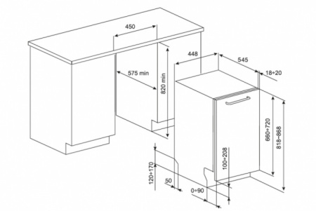 Посудомоечная машина KUPPERSBERG gsa 489