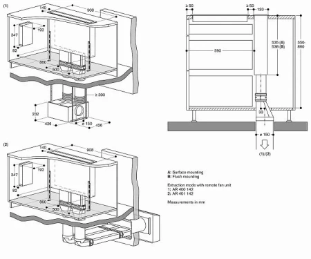 Вытяжка GAGGENAU AL400192