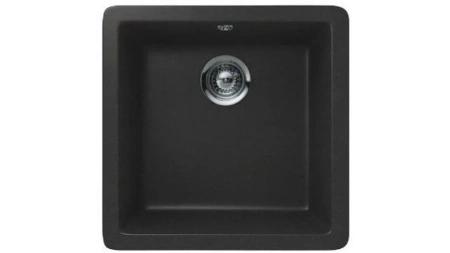Мойка SCHOCK 700515  quadro 50 (n-100s) cristalite 450x430 неро