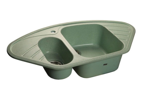 Кухонная мойка GRANFEST Corner GF-C960E салатовый