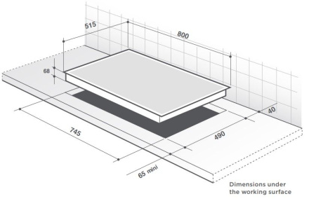 Варочная поверхность DE DIETRICH DPI7884W