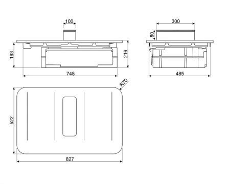 Варочная поверхность SMEG HHSL7845X
