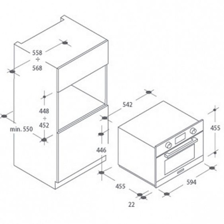 Микроволновая печь CANDY mic 440 tx