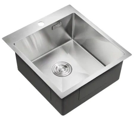 Кухонная мойка MILACIO Denia 46 Steel MC.77479 вороненая сталь