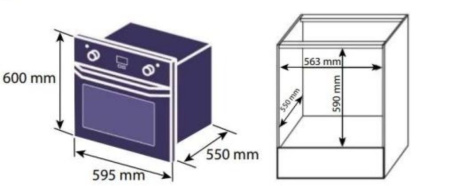 Духовой шкаф JACKY'S JO EW7336