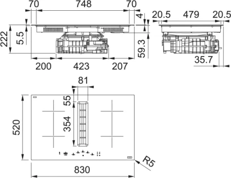 Варочная поверхность FRANKE FMA 8381 HI (340.0705.228)