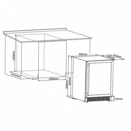 Винный шкаф CELLAR PRIVATE CP043-2TW