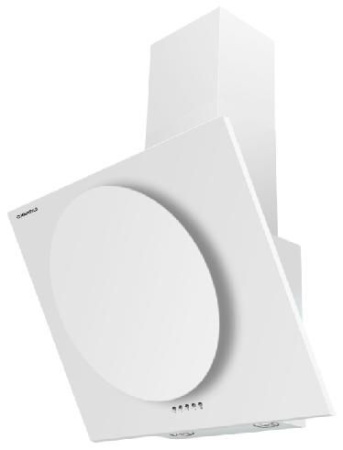 Вытяжка MAUNFELD TOWER CIRCL 50 белый/белое стекло