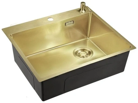 Кухонная мойка EMAR EMB-560(TOP) PVD Matt Gold