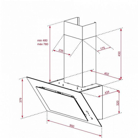 Вытяжка TEKA DVT 98660 TBS BLACK