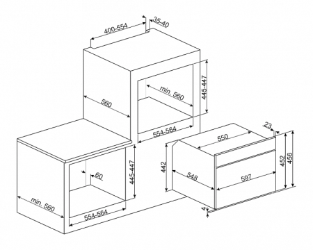 Духовой шкаф SMEG SF 4604 MCNR