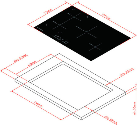 Варочная поверхность KUPPERSBERG ICS 804