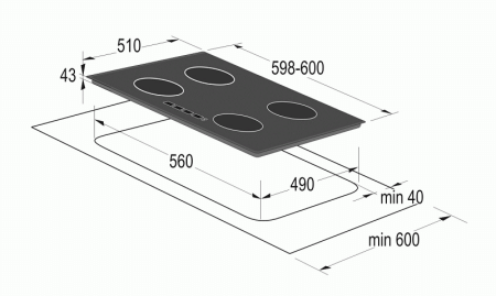 Поверхность GORENJE iq 641 ac