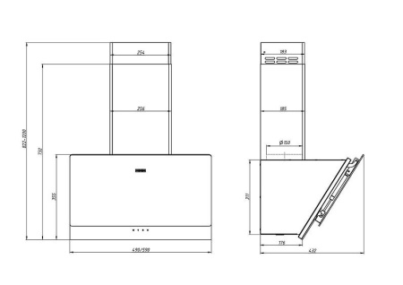Вытяжка FRANKE TEMPER 50 WH (330.0712.114)