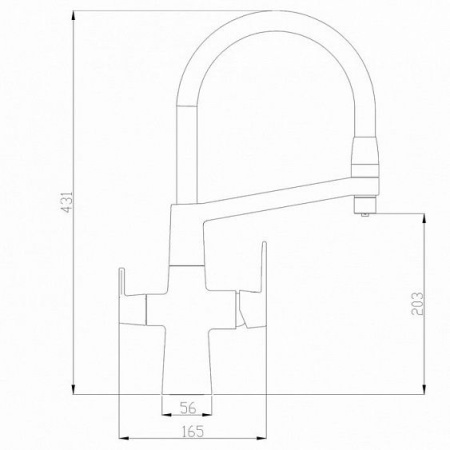 Смеситель ZORG SH 818-6 SATIN