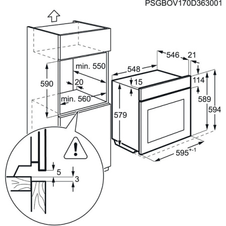 Духовой шкаф AEG BCR742350B