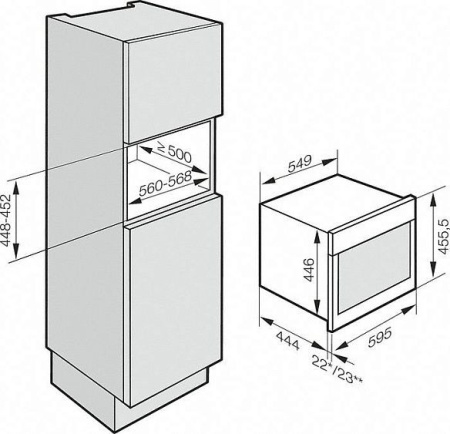 Духовой шкаф MIELE h 5080 bm ix