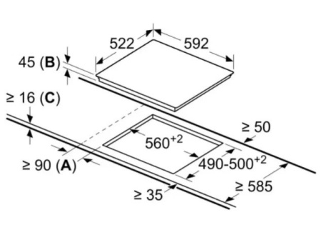 Варочная поверхность BOSCH PKE611FP2E