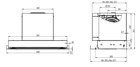 Вытяжка FRANKE T-FORM 60 WH (305.0706.456)