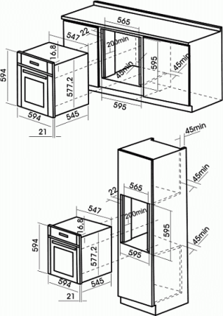 Духовой шкаф MBS DE-603