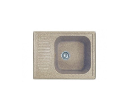 Мойка GRANFEST Standart GF-S645L (645х500) Песочный 302 с крылом 417584