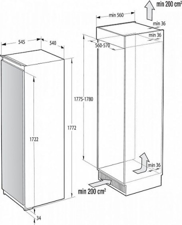 Холодильник GORENJE RI4182E1