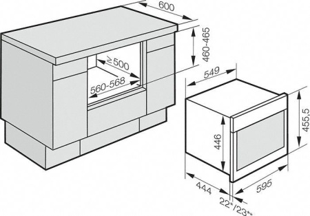 Духовой шкаф MIELE h 5080 bm ix