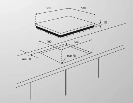 Варочная поверхность SIMFER H60Q40B440