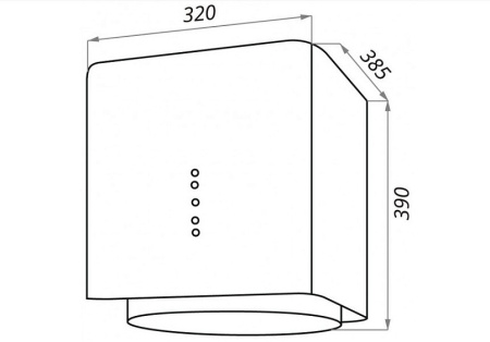 Вытяжка MAUNFELD BOX FLASH 32 белый