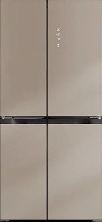 Холодильник LEX LCD450 Brown satin Cross Door
