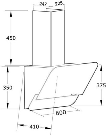 Вытяжка KORTING KHC 66035 GB