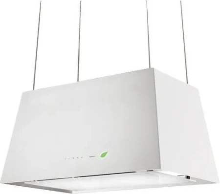 Вытяжка FALMEC lumiere 67 white (450) isola с системой e.ion