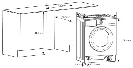 Стиральная машина KORTING KWMI 14I96