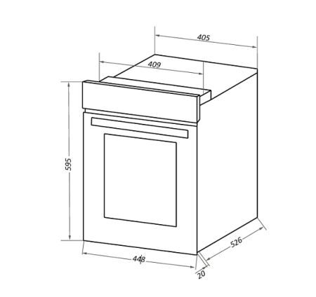 Электрический духовой шкаф MAUNFELD EOEC516S1