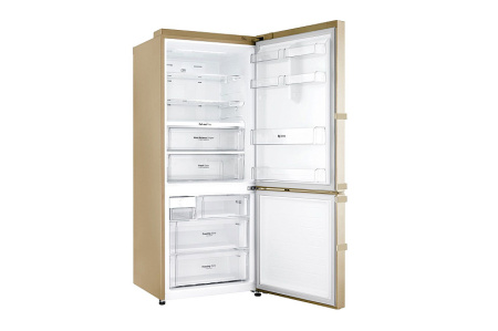 Холодильник LG GB-B548GVQZE бежевый