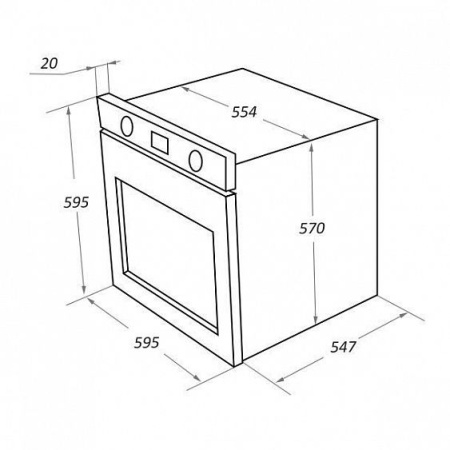 Духовой шкаф MAUNFELD EOEH.7611S2