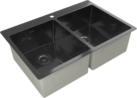 Кухонная мойка RIVELATO RINOX 7450 2В PVD black
